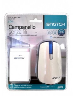 Campanello Elettronico Senza Batterie e Fili Wireless Resistente all'Acqua
