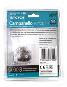 Campanello Elettronico Senza Batterie e Fili Wireless Resistente all'Acqua 2