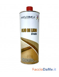 Olio di Lino Crudo 1 litro Multichimica