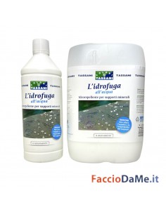 Idrorepellente per Supporti Minerali Pietre Idrofuga Traspirante all'Acqua 1lt 5lt Tassani 6210