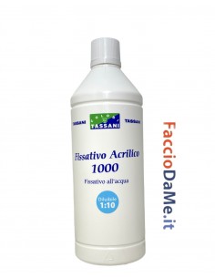 Fissativo Acrilico 1000 Tassani all'acqua Fondo Isolante Interno Esterno 1 litro