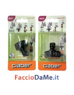 Presa Rubinetto Portagomma Femmina Universale Varie Misure Claber 8627 - 8629