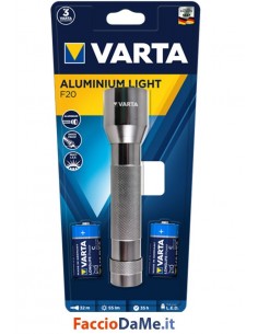 Torcia Aluminium Light F20 Robusta in Alluminio Varta 16628