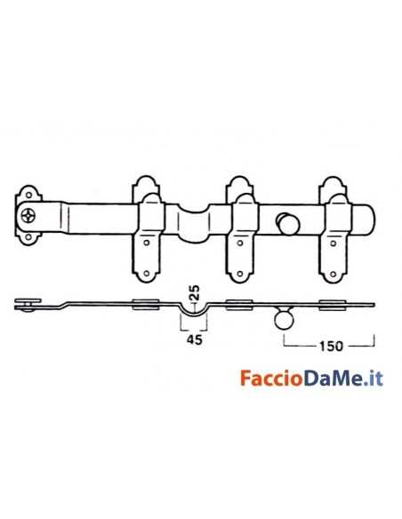 Spranga didieffe sicurezza porte finestre OG