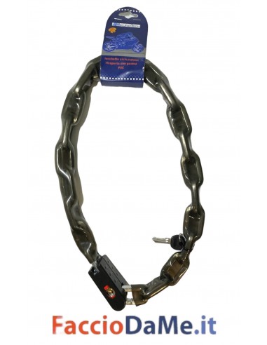 Lucchetto Bici e Moto Catena Ricoperta con Guaina PVC 7x900mm