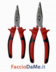 Pinza a Becchi Tondi Piegati Lunghezza 160 200 mm Banko Prof