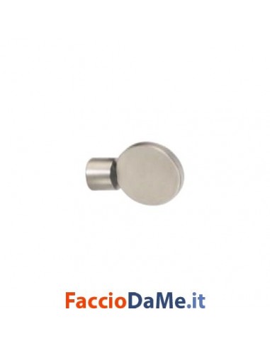 Bastoni per Tende in Acciaio Lucido Cromato Componibili Diam.16mm Lung.240cm