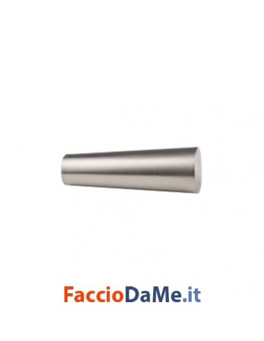 Bastoni per Tende in Acciaio SATINATO NICHEL Componibili Diam.16mm Lung.240cm