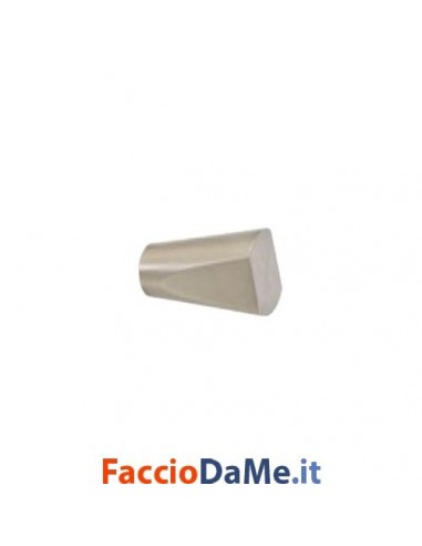 Bastoni per Tende in Acciaio SATINATO NICHEL Componibili Diam.16mm Lung.240cm