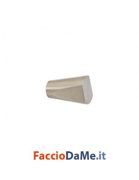 Bastoni per Tende in Acciaio SATINATO NICHEL Componibili Diam.16mm Lung.240cm