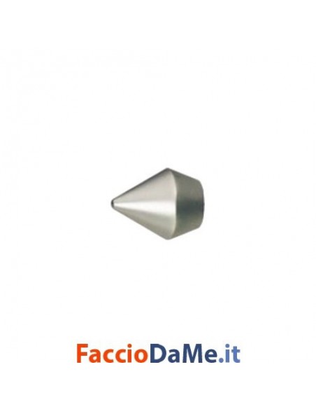 Bastoni per Tende in Acciaio SATINATO NICHEL Componibili Diam.16mm Lung.240cm