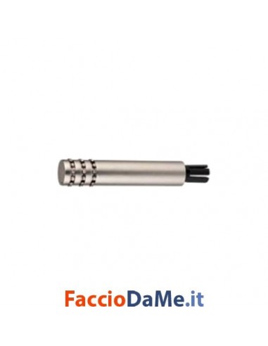 Bastoni per Tende in Acciaio SATINATO NICHEL Componibili Diam.16mm Lung.240cm