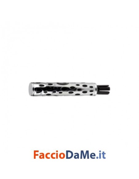 Bastoni per Tende in Acciaio SATINATO NICHEL Componibili Diam.16mm Lung.240cm