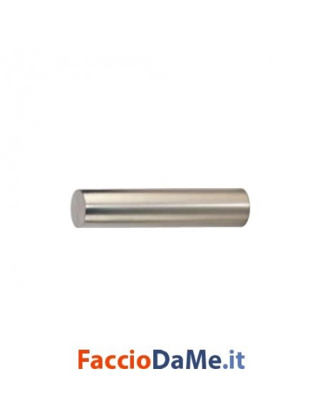 Bastoni per Tende in Acciaio SATINATO NICHEL Componibili Diam.16mm Lung.240cm