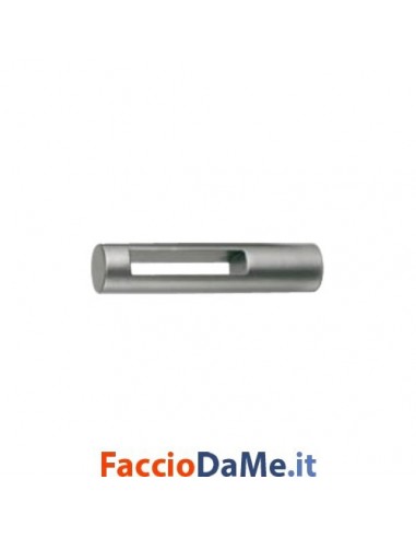 Bastoni per Tende in Acciaio SATINATO NICHEL Componibili Diam.16mm Lung.240cm