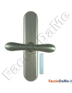 Maniglie Cremonesi per Porte e Finestre Serie Derby Sicma Ottone Cromato Satinato 2